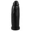 realistixxx Real Giant - giga dildó - 30 cm (fekete)