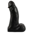 realistixxx Real Giant - herés dildó - 22 cm (fekete)