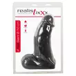 Realistixxx Real Giant - giga herés dildó - 22 cm (fekete)
