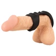 Erecto - 2in1 péniszgyűrű (fekete)