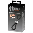 Rebel Cock Strap - állítható dupla péniszhurok szilikonból (87 g)