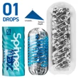 Tenga Spinner DX - maszturbátor (áttetsző)