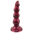 Beasty Cocks - Werewolf Willie dildó tapadókoronggal - bordó (21 cm)