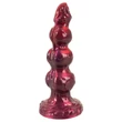 Beasty Cocks - Werewolf Willie dildó tapadókoronggal - bordó (21 cm)