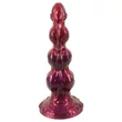 Beasty Cocks - Werewolf Willie dildó tapadókoronggal - bordó (21 cm)