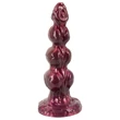 Beasty Cocks - Werewolf Willie dildó tapadókoronggal - bordó (21 cm)