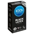 EXS Black - latex óvszer - fekete (12 db)