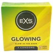 EXS Glow - világító óvszer (3 db)