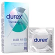 Durex Invisible Slim - vékony óvszer (10 db)