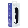 Clarity Utopian Mystique - bordázott üveg análdildó (átlátszó)