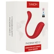 Svakom Phoenix Neo 2 - App-vezérelt vibrációs tojás (piros)
