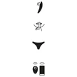 We-Vibe Moxie+ - rádiós, okos csikló vibrátor (türkiz)