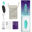 We-Vibe Moxie+ – App- és távirányítós csiklóvibrátor (türkiz)