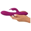 Javida - 3in1 gyöngyös-forgó vibrátor (lila)