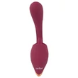 Javida - nyelves 2in1 vibrátor (piros)