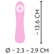 Cuties Mini 4 - akkus, vízálló vibrátor (pink)