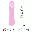 Cuties Mini 4 - akkus, vízálló vibrátor (pink)