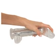 Crystal - Vibrátor tapadókoronggal (áttetsző)