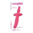 Couples Choice - 2in1 vibrátor és anál plug (pink)