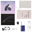 Womanizer Lust&Luxury - csikló- és párvibrátor szett (fekete)