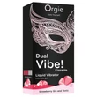 Orgie Dual Vibe - unisex folyékony vibrátor - Eper - Gin Tonic (15 ml)