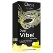 Orgie Dual Vibe - unisex folyékony vibrátor - Gin Tonic (15 ml)