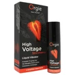 Orgie High Voltage - folyékony vibrátor - eper (15 ml)