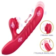 Sweet Play - 2in1 lökő és csiklóizgató vibrátor (pink)