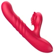 Sweet Play - 2in1 lökő és csiklóizgató vibrátor (pink)