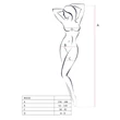 Passion BS016 - minimalista necc szett (fekete) - S-L