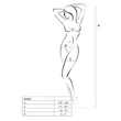Passion BS060 - rombusz mintás necc szett (piros) - S-L