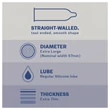 Durex Invisible XL - extra nagy óvszer (10 db)