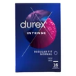 Durex Intense - bordázott és pontozott óvszer (16 db)