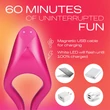 Durex Tease & Ride - Intim pont vibrátor (pink)
