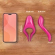 Durex Tease & Ride - Intim pont vibrátor (pink)