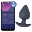 Desirel Obsidian - App-vezérelt análvibrátor (fekete)