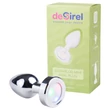 Desirel GlowPlug - világító anál plug - kicsi (ezüst)