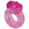 Vibrációs egyszeri péniszgyűrű (pink)