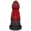 OgazR - polipkar dildó - 19 cm (piros)