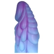 OgazR - világító sárkány dildó - 22 cm (lila-rózsaszín)