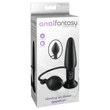 Anal Fantasy - pumpálható vibrációs anál plug (fekete)
