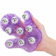 Roller Balls Massager - masszírozó kézfeltét (lila)