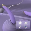 Sex HD - padlizsán vibrátor (lila)