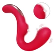 SEX HD Genie - G-pont és csiklóvibrátor (piros)
