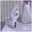 Sex HD - csiklókaros G-pont vibrátor (lila)