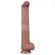 Lovetoy - kétrétegű XXL dildó - 36,5 cm - (natúr)