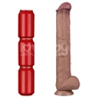 Lovetoy - kétrétegű XXL dildó - 36,5 cm - (testszínű)
