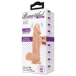 Baile Zebulon - élethű, herés vibrátor - 19 cm (testszínű)