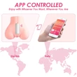 Vibeconnect - App-vezérelt torzó maszturbátor, férfiaknak (testszínű)