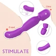 Sex HD Iris - 2 motoros melegítő masszírozó vibrátor (lila)